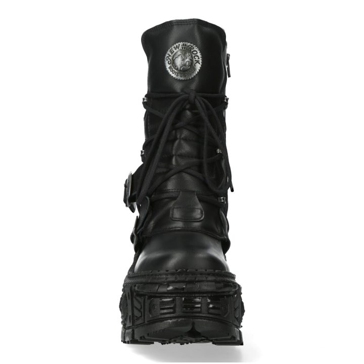 Bottines Noir New Rock M-WALL373-S5 – Image 4