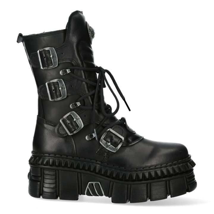 Bottines Noir New Rock M-WALL373-S6 – Image 2