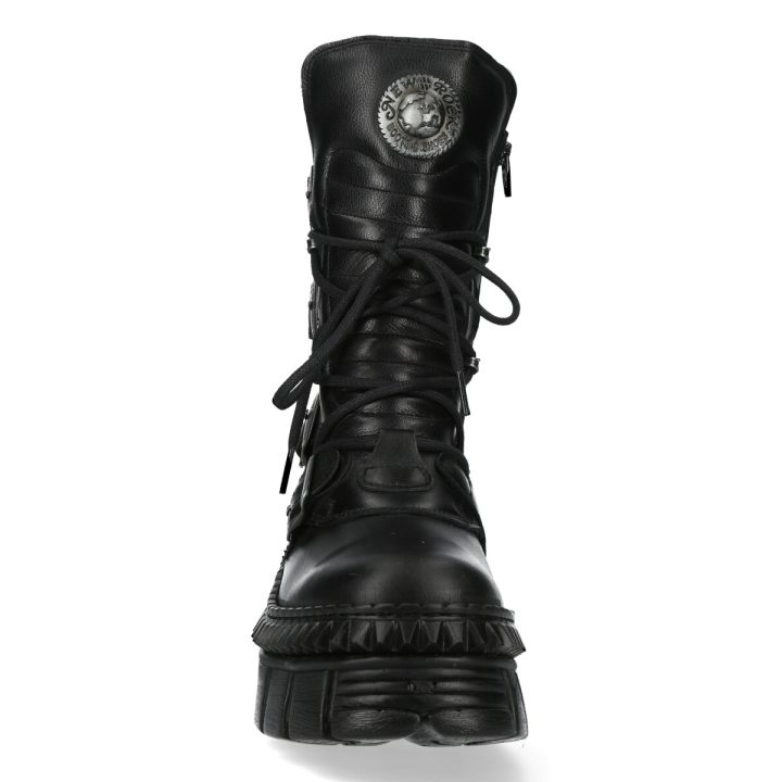 Bottines Noir New Rock M-WALL373-S6 – Image 4