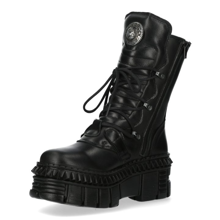 Bottines Noir New Rock M-WALL373-S6 – Image 5