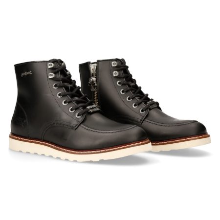 Bottines Noir New Rock M-WING001-S1