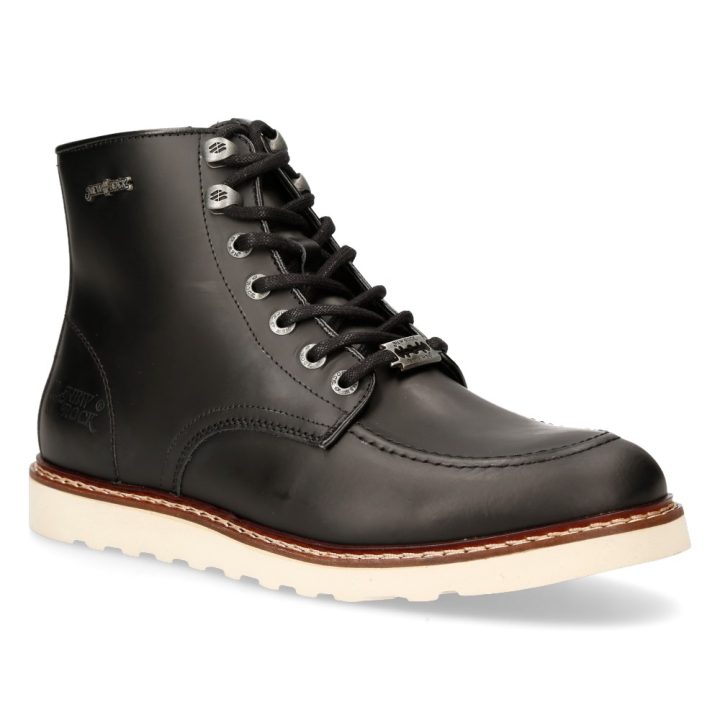 Bottines Noir New Rock M-WING001-S1 – Image 3