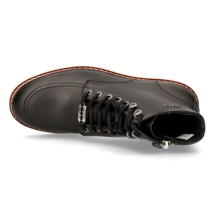 Bottines Noir New Rock M-WING001-S1 – Image 8