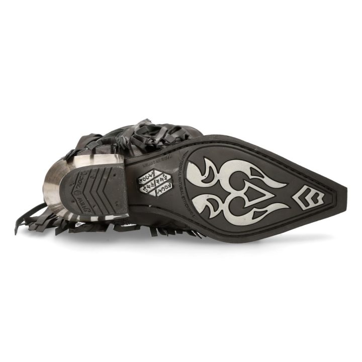 Bottes Noir New Rock M-WST057-S8 – Image 7