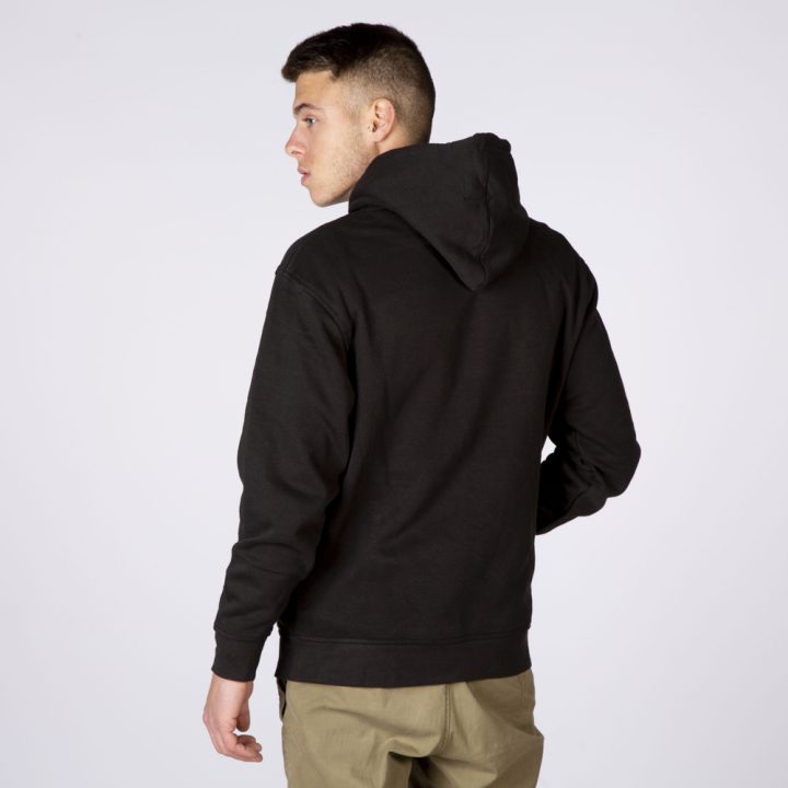 W-NRHOODIE1-S1 NEW ROCK BLACK HOODIE ENGRAVING SKULL PUNK – Image 4