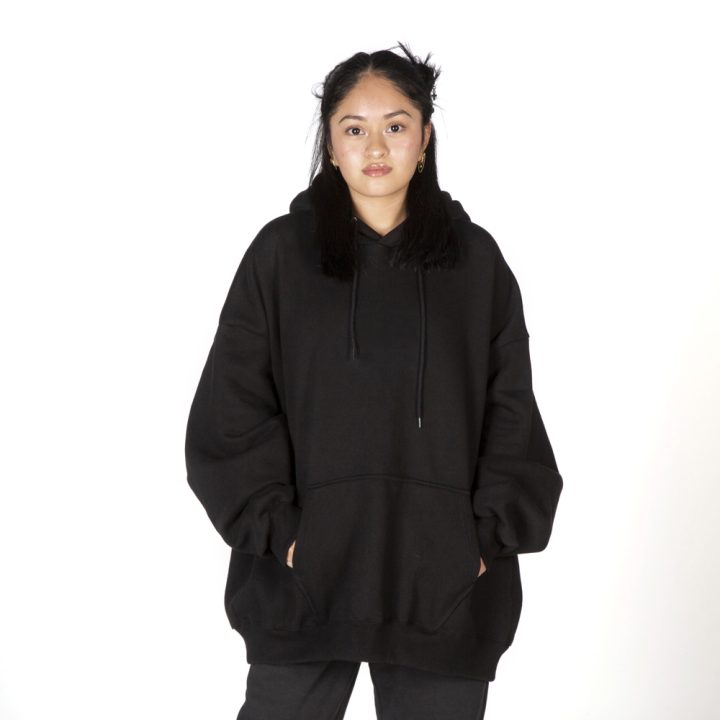 W-NRHOODIE12-S1 NEW ROCK BLACK HOODIE