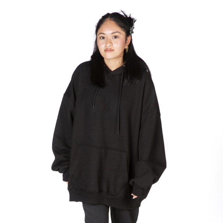 W-NRHOODIE12-S1 NEW ROCK BLACK HOODIE – Image 2