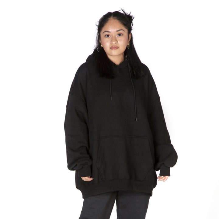 W-NRHOODIE12-S1 NEW ROCK BLACK HOODIE – Image 4