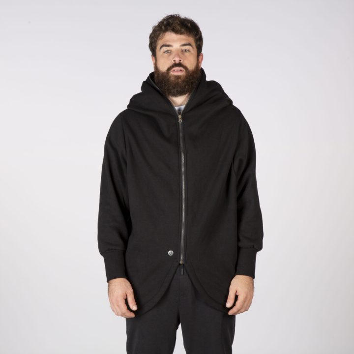 W-NRHOODIE13-S1 NEW ROCK BLACK HOODIE