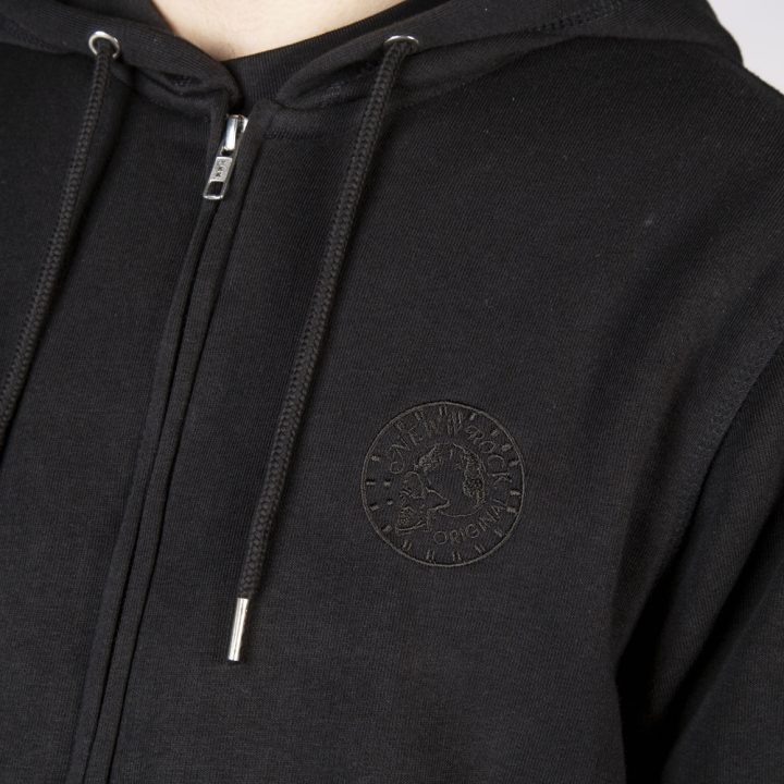 W-NRHOODIE24-S1  STSU820 SUDADERA NEGRO TRES BORDADOS – Image 6