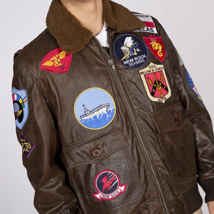 W-NRLMJ016-S1  TOPGUN OLDY BROWN MENS JACKET   ( nuevo Diciembre 2019  ) – Image 6