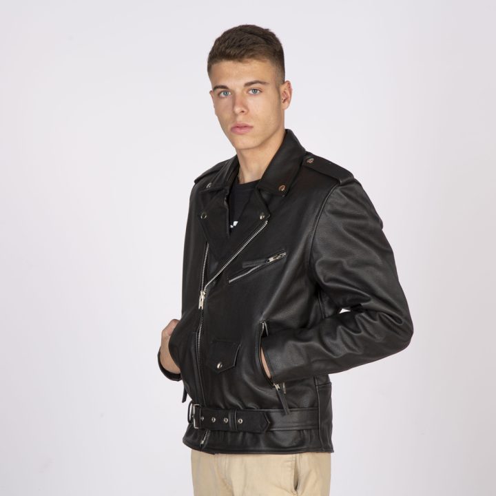 W-NRLMJ061-S1 MENS BUFFALO BRANDO JACKET – Image 3