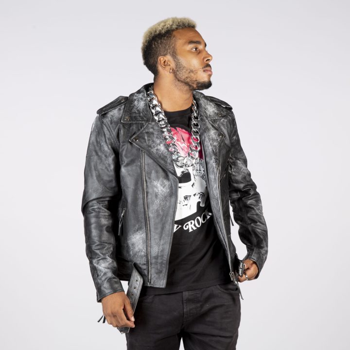 W-NRLMJ072-S1 MENS JACKETS MADE OF BLACK MILLED  LEATHER GENTS MBF – Image 4