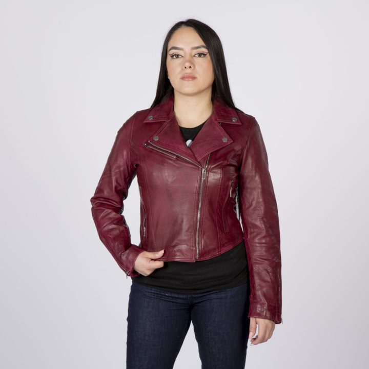 W-NRLWJ068-S8 LADIES RED WINE NAPPA JACKET 054