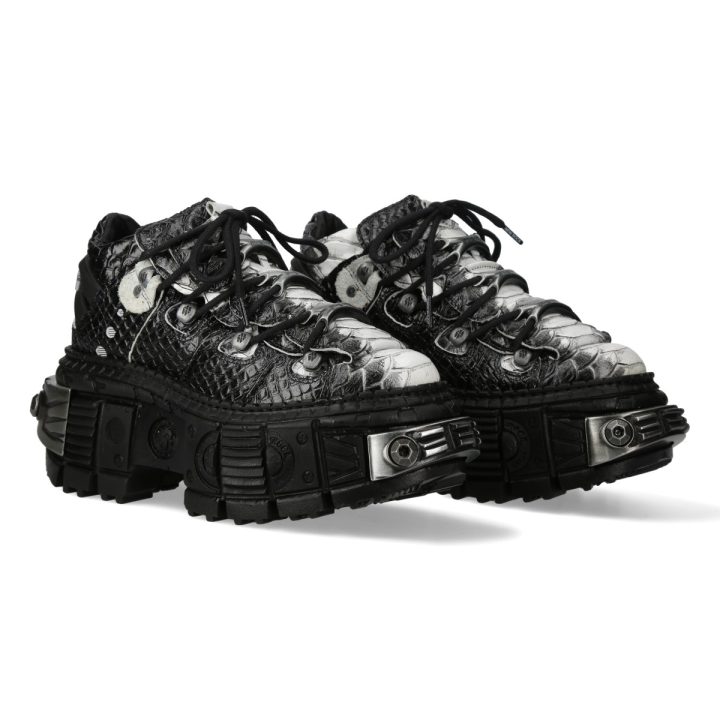 Chaussures Blanc, Noir New Rock M-WALL106-S19