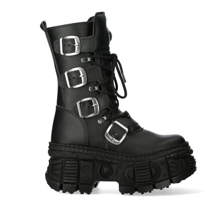 Bottines Noir New Rock M-WALL1473-V5 – Image 2