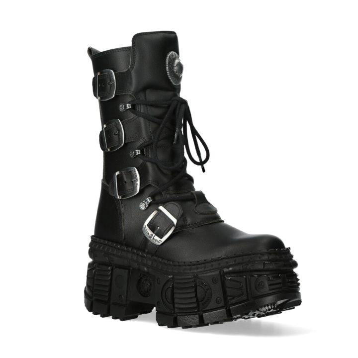 Bottines Noir New Rock M-WALL1473-V5 – Image 3