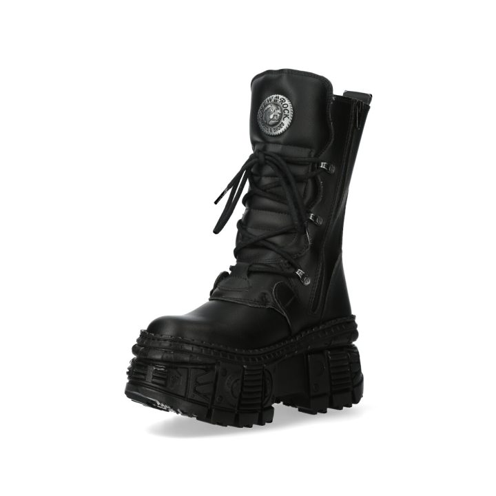 Bottines Noir New Rock M-WALL1473-V5 – Image 5