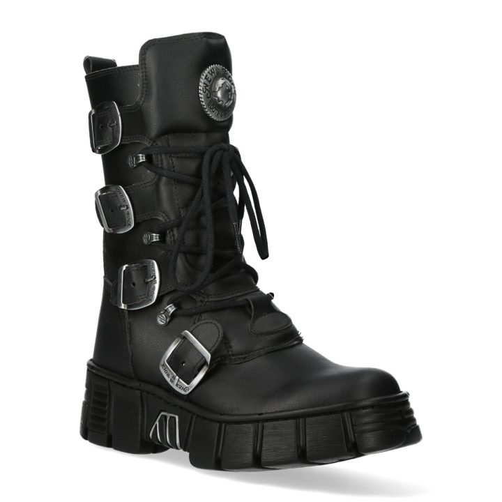 Bottines Noir New Rock M-WALL1473-V7 – Image 3