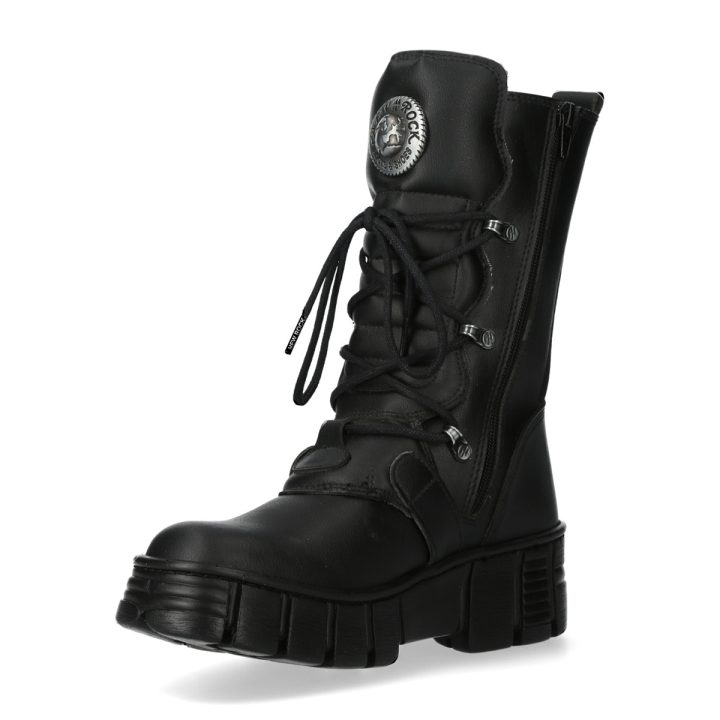 Bottines Noir New Rock M-WALL1473-V7 – Image 5