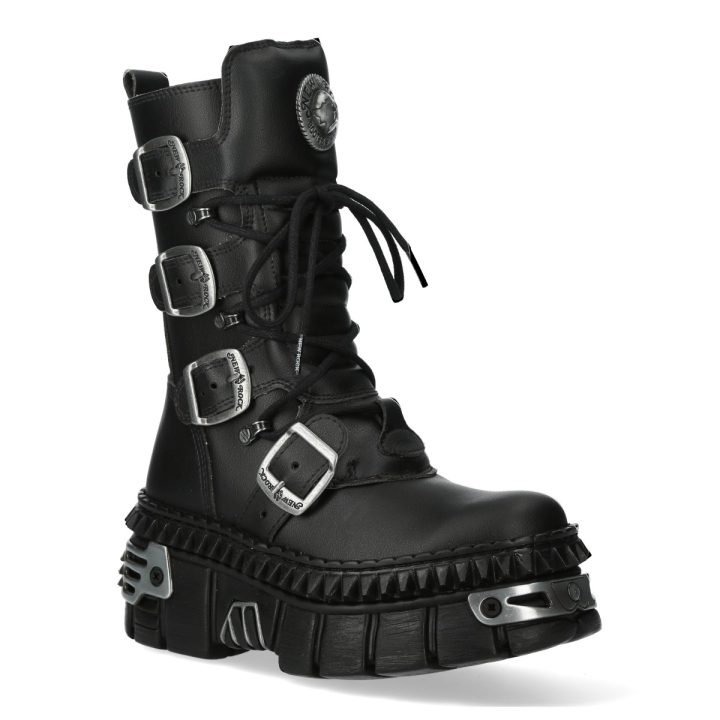 Bottines Noir New Rock M-WALL1473-V9 – Image 3