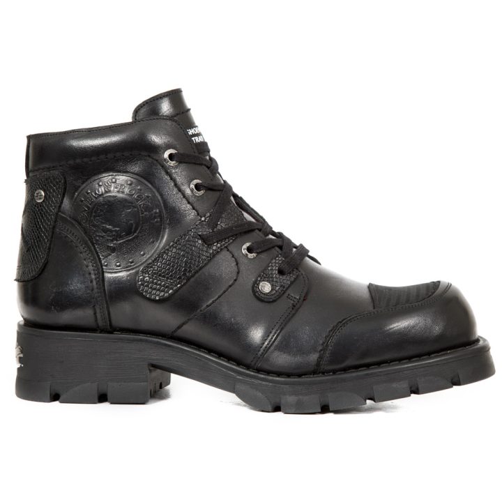 Bottines Noir New Rock M.7635-C1