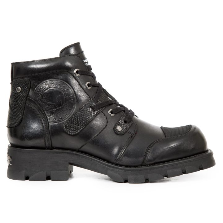 Bottines Noir New Rock M.7635-C1 – Image 2