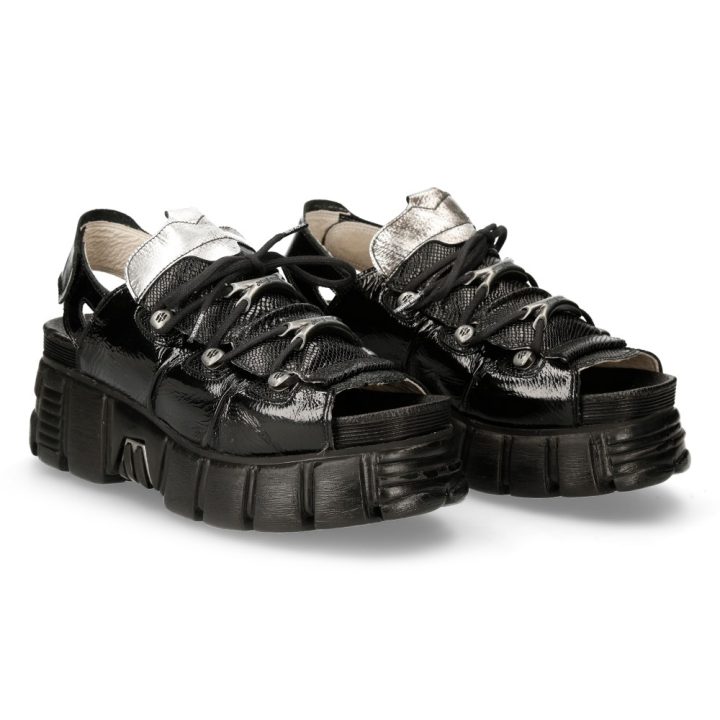 Sandales Noir New Rock M-BIOS103-C2