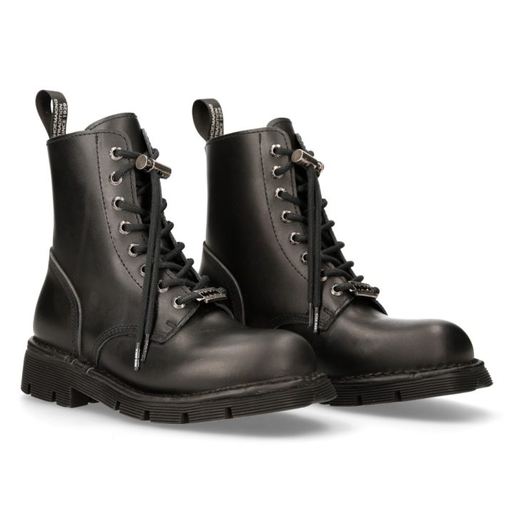 Bottines Noir New Rock M-NEWMILI084N-S59