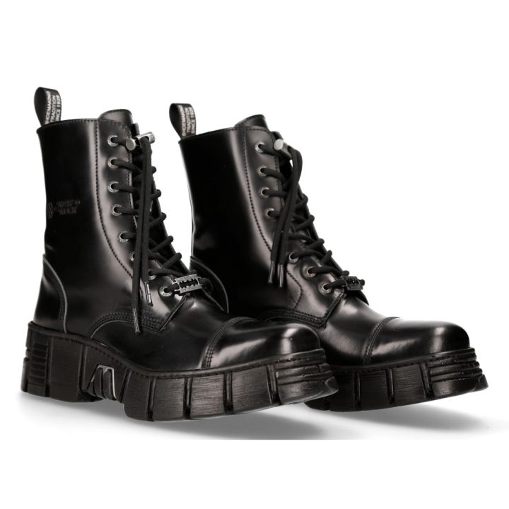 Bottes Noir New Rock M-WALL126N-C1