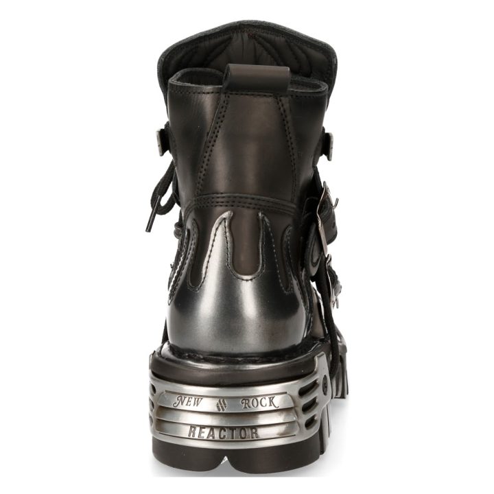 Bottines Acier, Noir New Rock M-288-S2 – Image 6