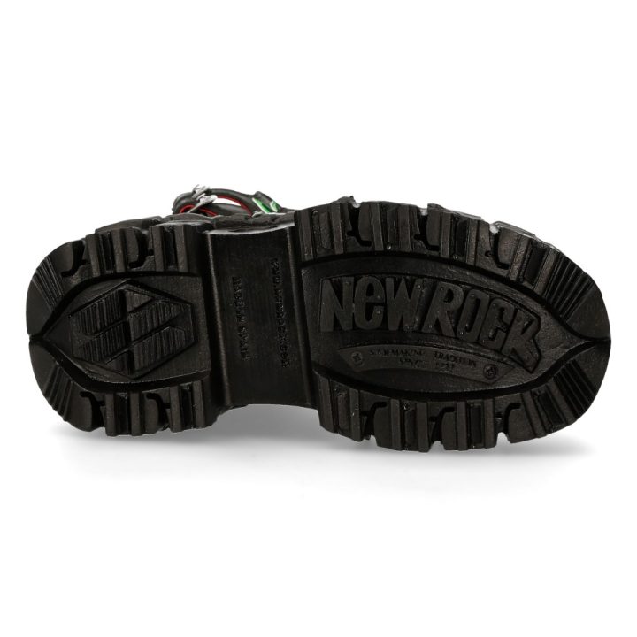 Bottes Noir, Vert New Rock M-TANK015-C4 – Image 7