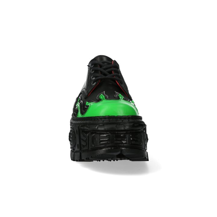 Chaussures Acier, Noir, Vert New Rock M-WALL211-C26 – Image 4