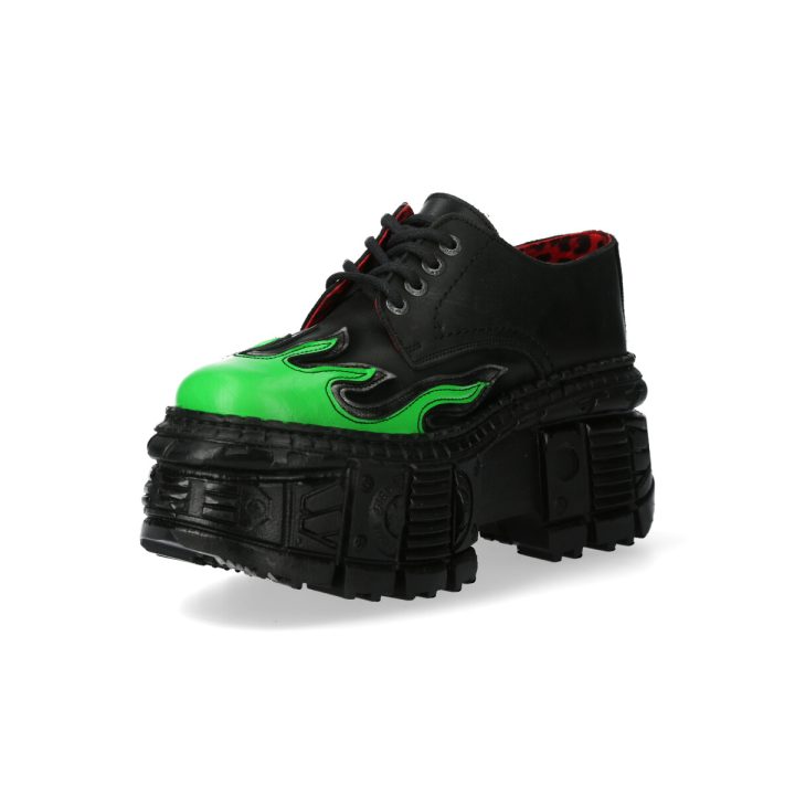 Chaussures Acier, Noir, Vert New Rock M-WALL211-C26 – Image 5