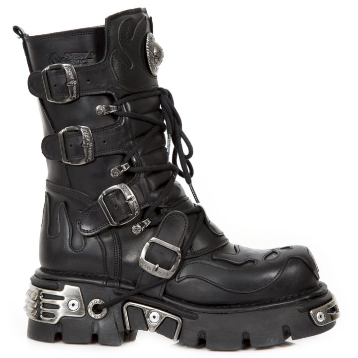 Bottes Noir New Rock M-107-C7