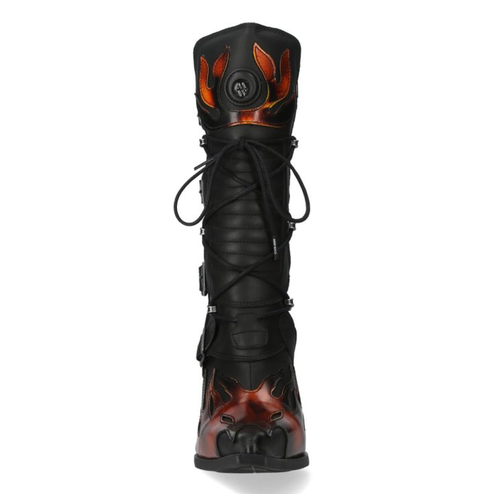 Bottes Noir, Orange New Rock M-9591-S1 – Image 5