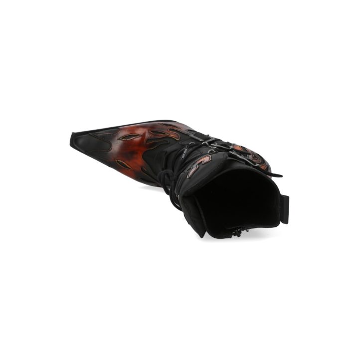 Bottes Noir, Orange New Rock M-9591-S1 – Image 7