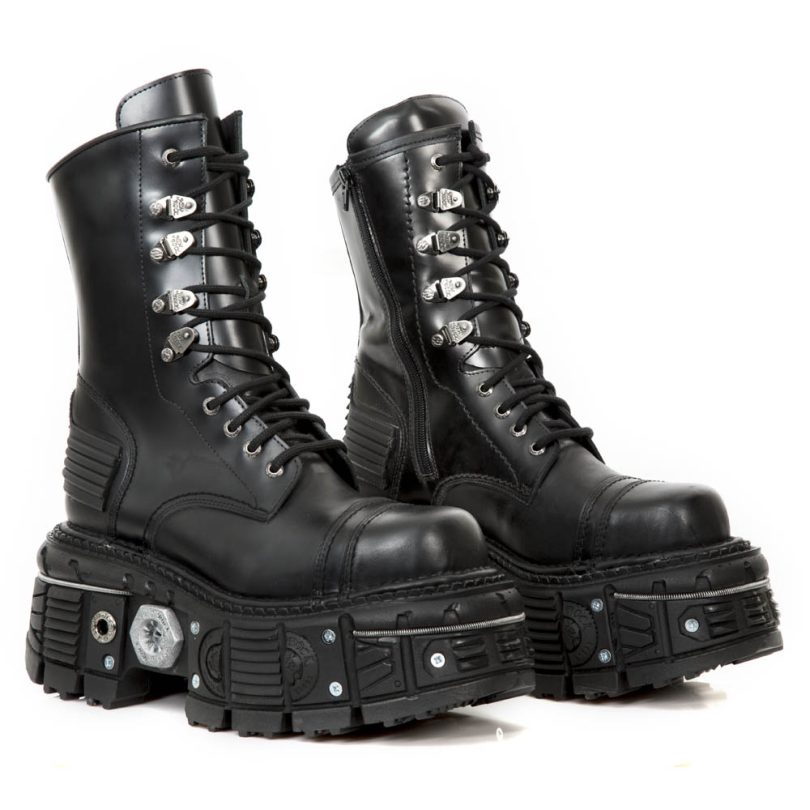 Bottes Noir New Rock M-TANK001-C2 - New Rock Paris