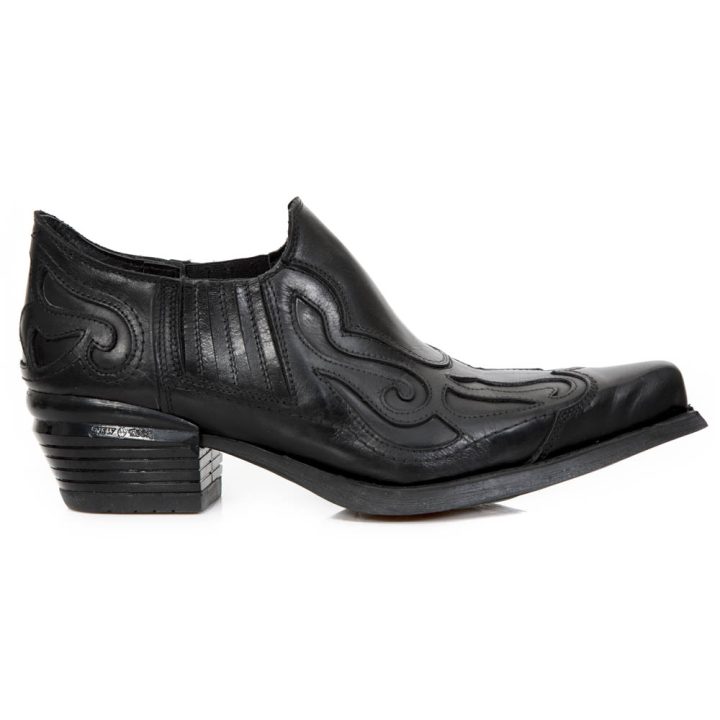 Chaussures Noir, Rouge New Rock M-WST075-C6-1 – Image 2
