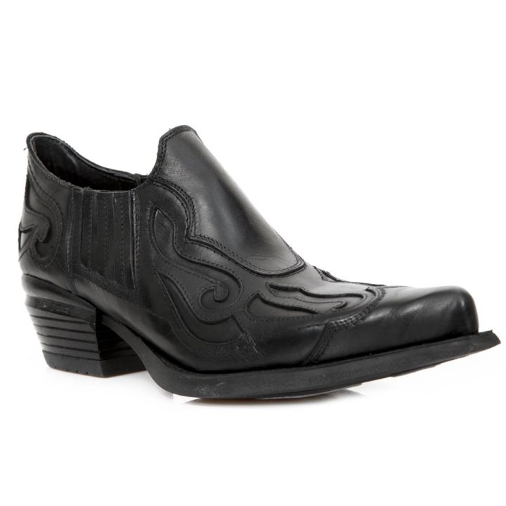 Chaussures Noir, Rouge New Rock M-WST075-C6-1 – Image 3