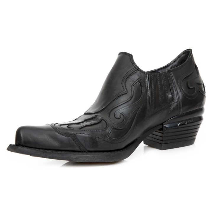 Chaussures Noir, Rouge New Rock M-WST075-C6-1 – Image 5