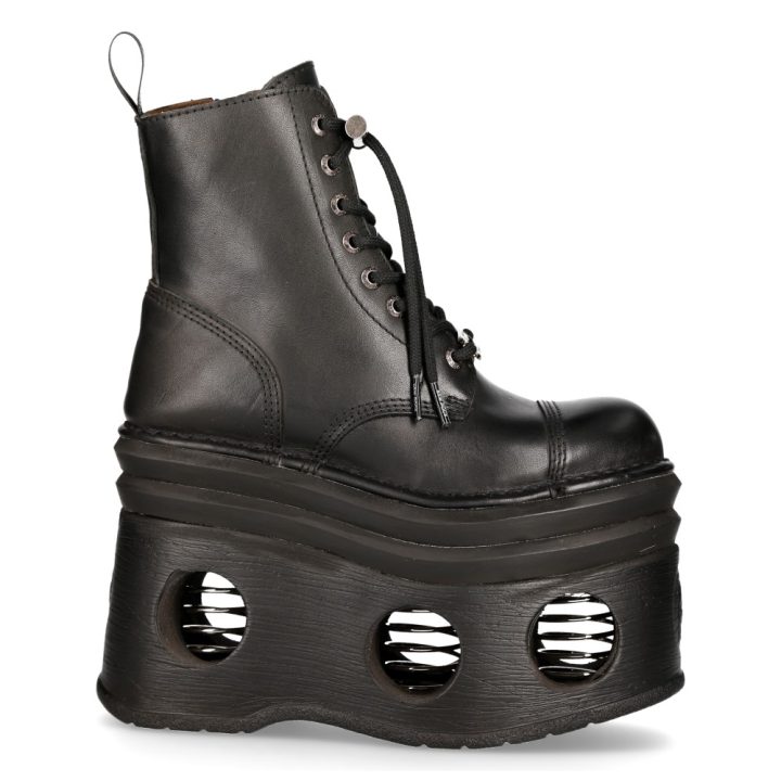Bottines Noir New Rock M.MILI083CCT-C3 – Image 2