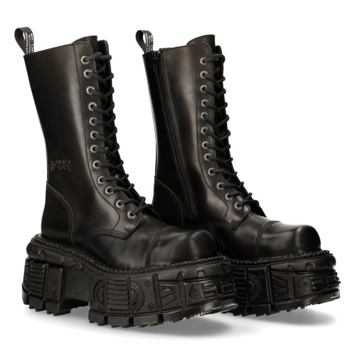 Bottes Noir New Rock M-MILI211-S15