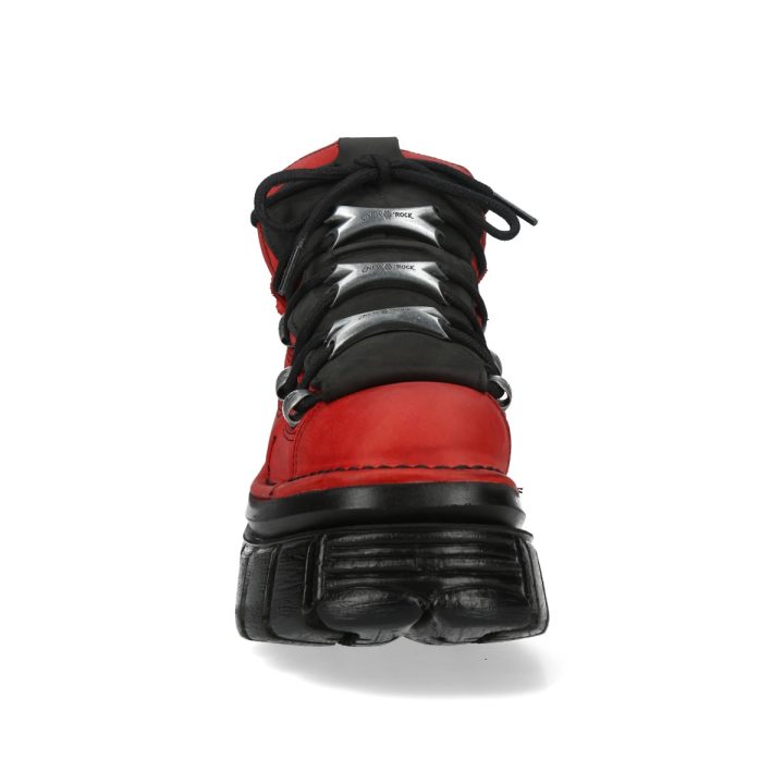 Bottines Noir, Rouge New Rock M-106-S56 – Image 4