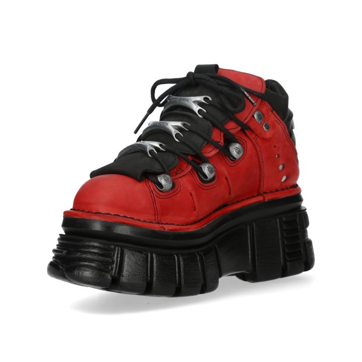 Bottines Noir, Rouge New Rock M-106-S56 – Image 5