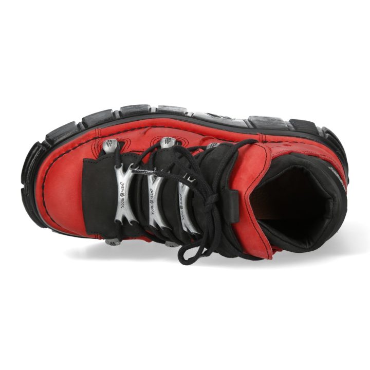Bottines Noir, Rouge New Rock M-106-S56 – Image 8
