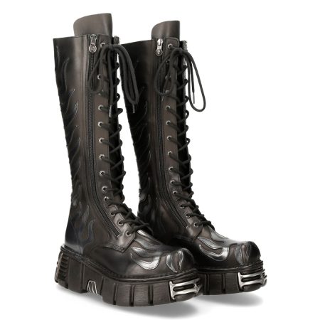 'Bottes Noir New Rock M-350-C1