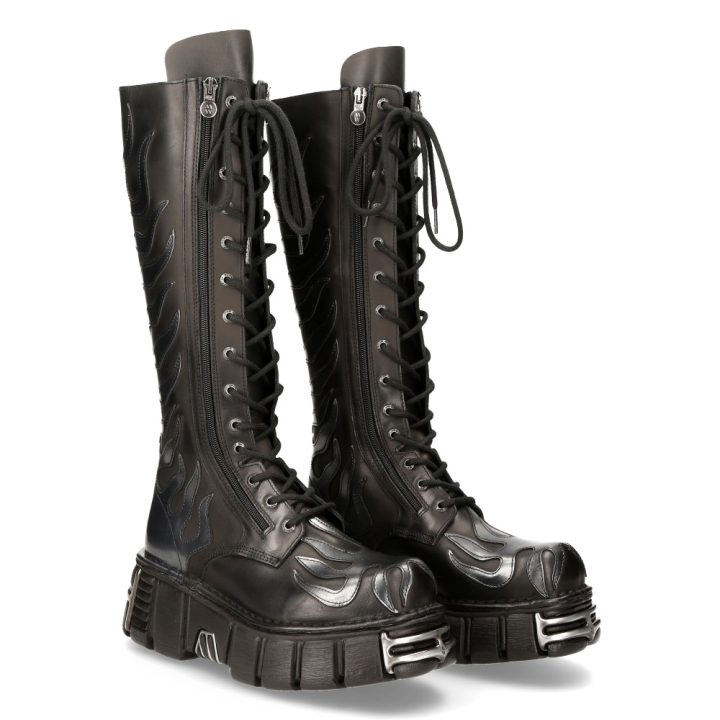 'Bottes Noir New Rock M-350-C1