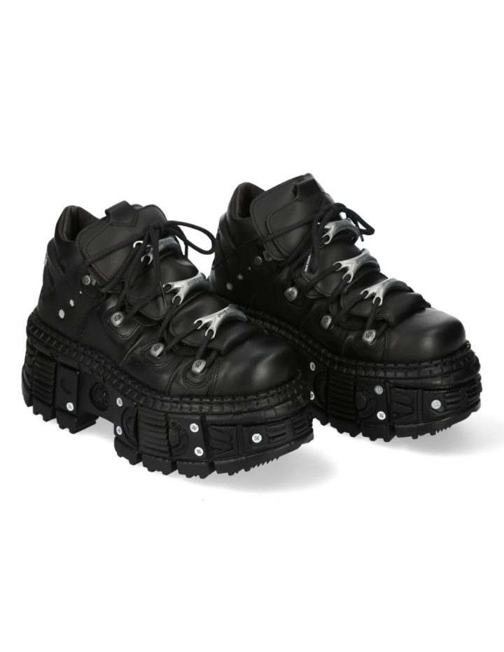 Bottines Noir New Rock M-OVERZTANK106-C1 – Image 9
