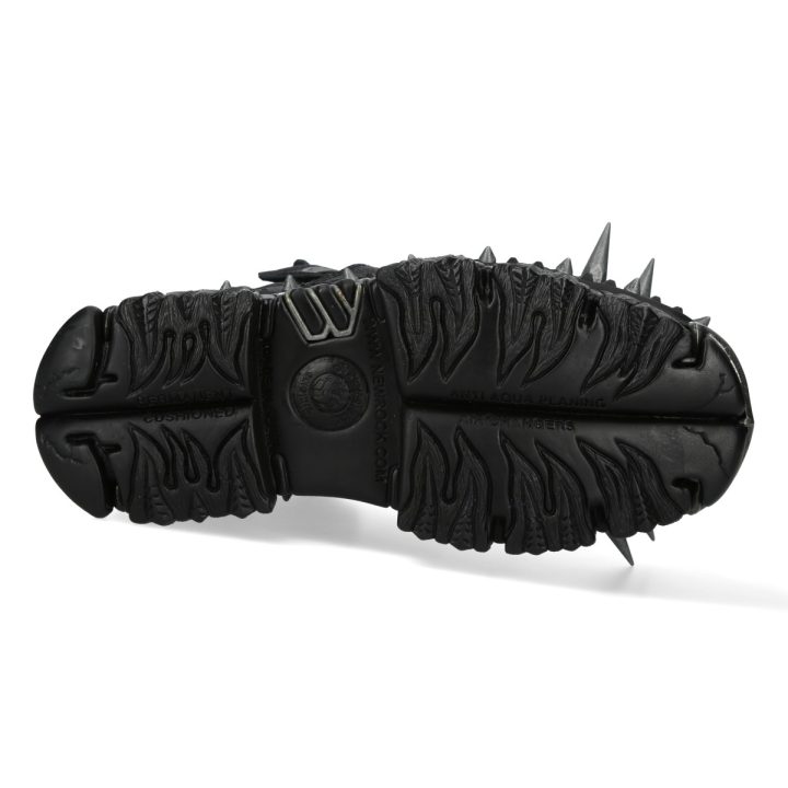 Bottines Noir New Rock M-WALL285P-C3 Spikes – Image 3